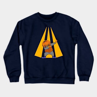 Dabbing Pumpkin Rocking Crewneck Sweatshirt